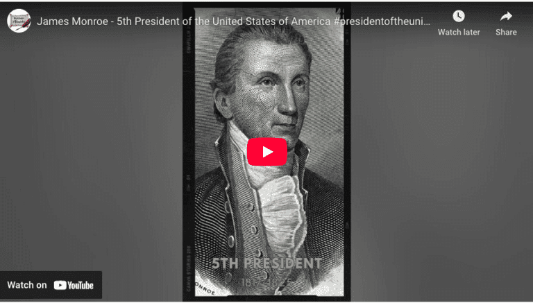James Monroe - 5th President of the United States of America [VIDEO]